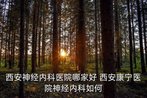 西安神經(jīng)內(nèi)科醫(yī)院哪家好 西安康寧醫(yī)院神經(jīng)內(nèi)科如何