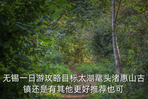 無錫一日游攻略目標(biāo)太湖黿頭渚惠山古鎮(zhèn)還是有其他更好推薦也可