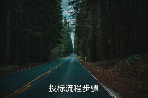 投標流程步驟