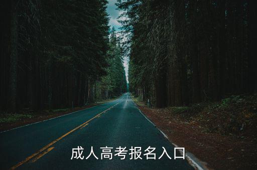 成人高考報名入口