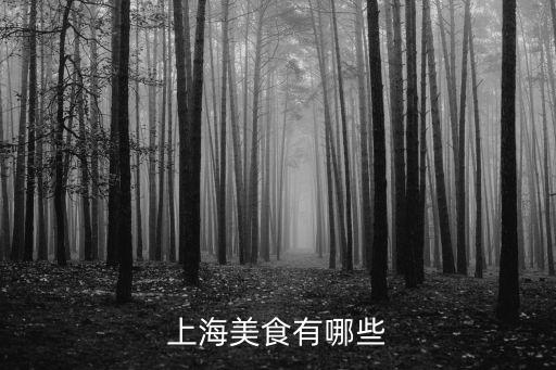 上海傳統美食，上海美食有哪些