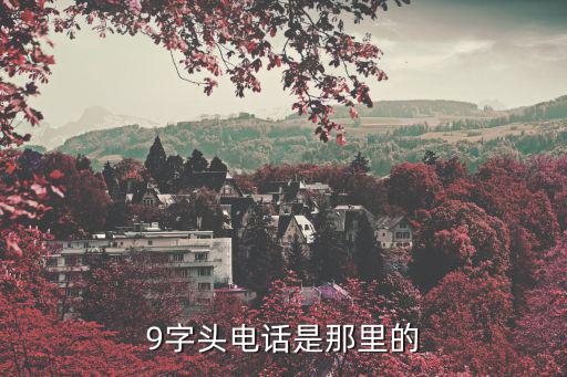 9字頭電話是那里的