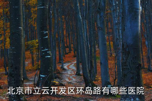 北京市立云開發區環島路有哪些醫院