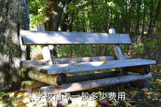 學校自考一般多少費用