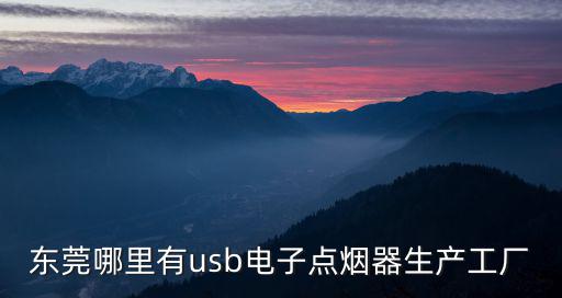 東莞哪里有usb電子點煙器生產(chǎn)工廠