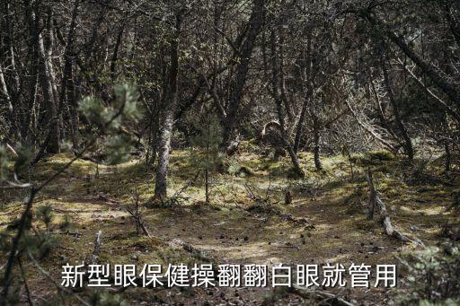 新型眼保健操翻翻白眼就管用