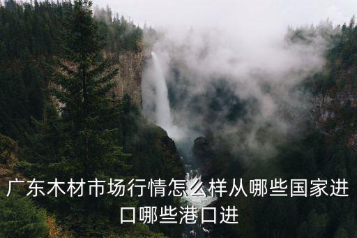 廣東木材市場行情怎么樣從哪些國家進(jìn)口哪些港口進(jìn)