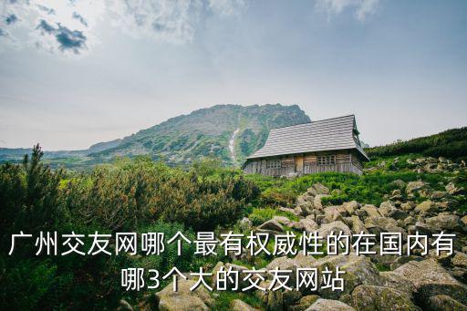 廣州交友網(wǎng)哪個最有權(quán)威性的在國內(nèi)有哪3個大的交友網(wǎng)站