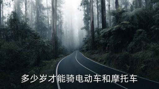 電動車幾歲可以騎，多少歲可以騎電動摩托車啊我16歲可以騎嗎