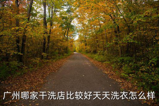 廣州哪家干洗店比較好天天洗衣怎么樣