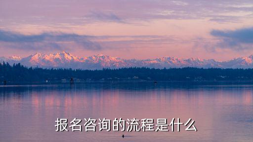 報名咨詢的流程是什么