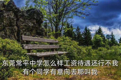 東莞常平中學(xué)怎么樣工資待遇還行不我有個同學(xué)有意向去那叫我