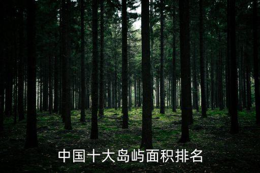 中國十大海島，中國有幾個海島
