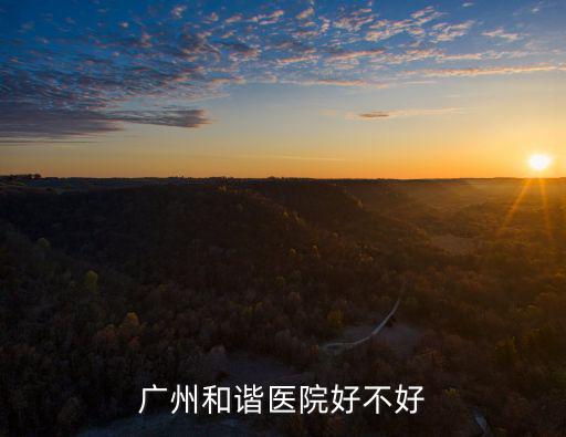廣州和諧醫院好不好