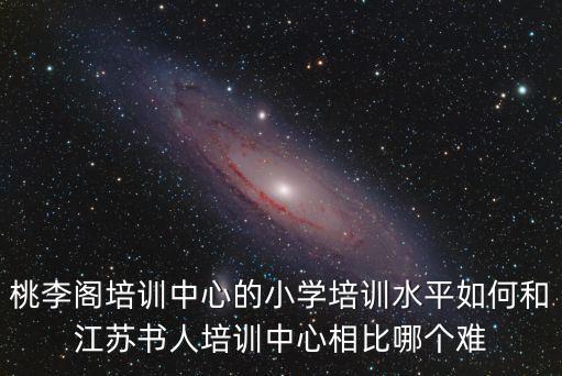 桃李閣培訓(xùn)中心的小學(xué)培訓(xùn)水平如何和江蘇書人培訓(xùn)中心相比哪個難