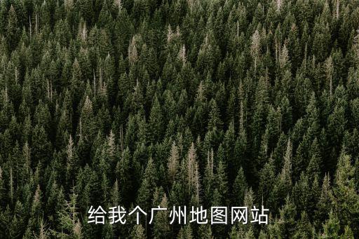 廣州電子地圖，給我個廣州地圖網站