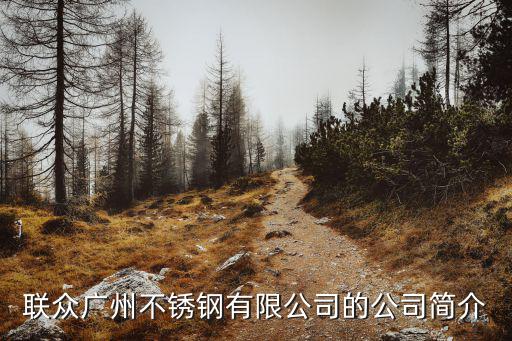 聯眾廣州不銹鋼有限公司的公司簡介