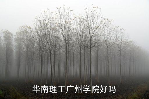 華南理工廣州學(xué)院好嗎