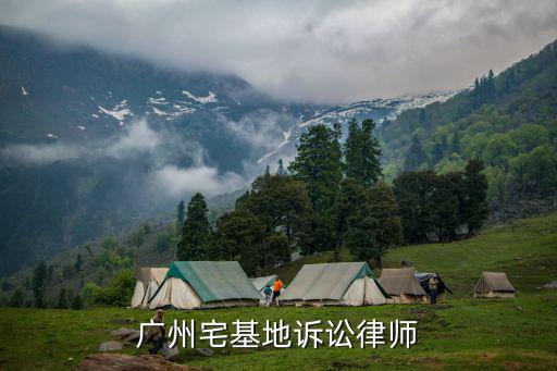 廣州宅基地訴訟律師