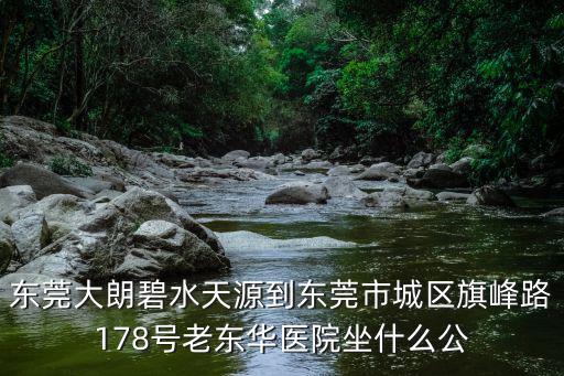 東莞大朗碧水天源到東莞市城區(qū)旗峰路178號(hào)老東華醫(yī)院坐什么公
