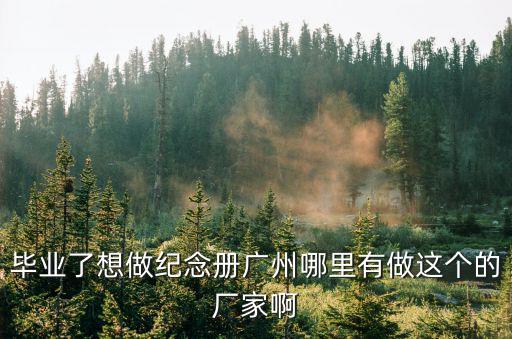 畢業了想做紀念冊廣州哪里有做這個的廠家啊