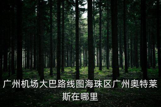 廣州機(jī)場大巴路線圖海珠區(qū)廣州奧特萊斯在哪里