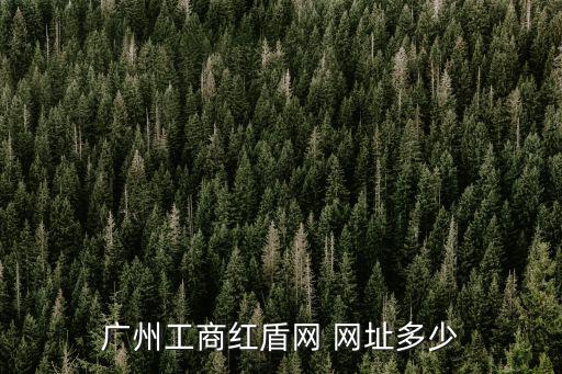 廣州工商紅盾網 網址多少