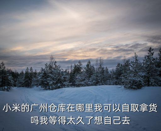 小米的廣州倉庫在哪里我可以自取拿貨嗎我等得太久了想自己去