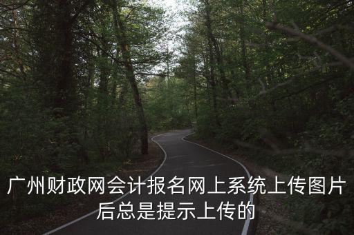 廣州財(cái)政網(wǎng)，廣州財(cái)政網(wǎng)會(huì)計(jì)報(bào)名網(wǎng)上系統(tǒng)上傳圖片后總是提示上傳的