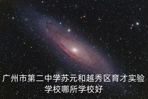 廣州市第二中學蘇元和越秀區育才實驗學校哪所學校好