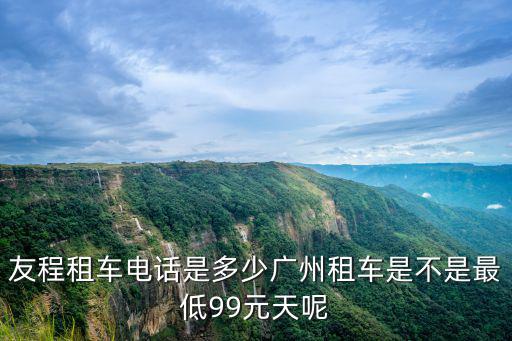 友程租車電話是多少廣州租車是不是最低99元天呢