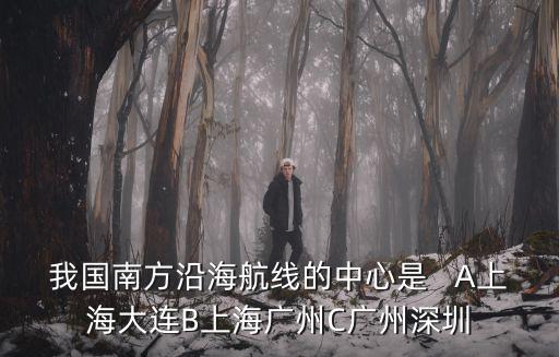 我國南方沿海航線的中心是   A上海大連B上海廣州C廣州深圳