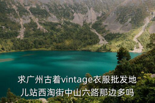 廣州白馬 古著，求廣州古著vintage衣服批發地兒站西淘街中山六路那邊多嗎