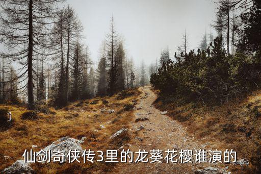 仙劍奇?zhèn)b傳3里的龍葵花櫻誰(shuí)演的