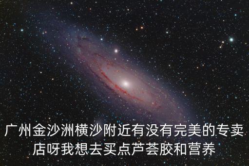 廣州金沙洲橫沙附近有沒有完美的專賣店呀我想去買點蘆薈膠和營養