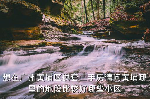 想在廣州黃埔區供套二手房請問黃埔哪里的地段比較好哪些小區