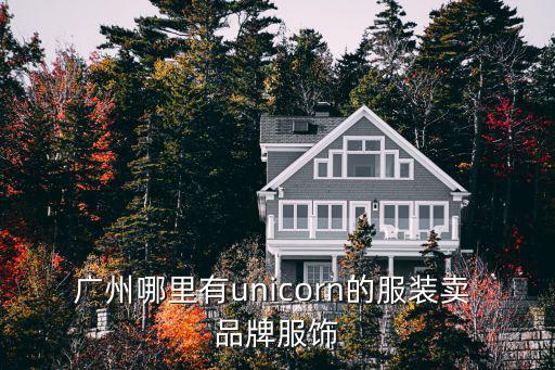 廣州哪里有unicorn的服裝賣 品牌服飾