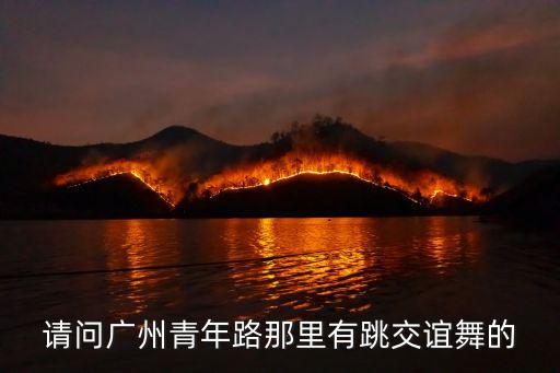 請問廣州青年路那里有跳交誼舞的