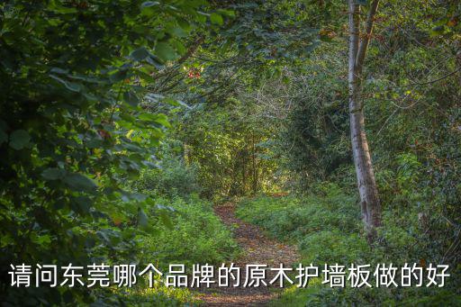 請問東莞哪個品牌的原木護墻板做的好