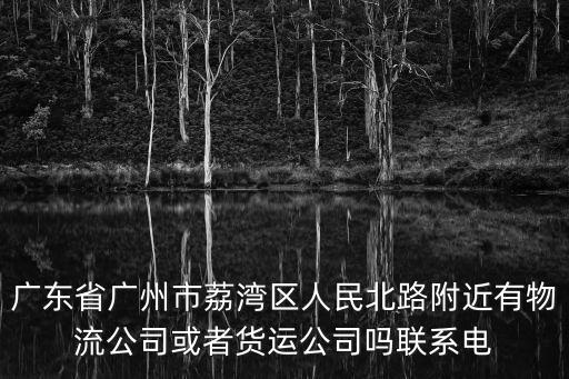 廣東省廣州市荔灣區(qū)人民北路附近有物流公司或者貨運(yùn)公司嗎聯(lián)系電