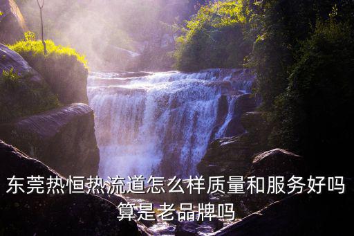 東莞熱恒熱流道怎么樣質量和服務好嗎算是老品牌嗎