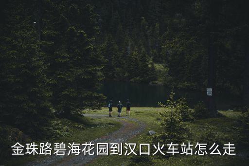 金珠路碧?；▓@到漢口火車站怎么走