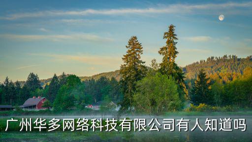 廣州華多網絡科技有限公司有人知道嗎