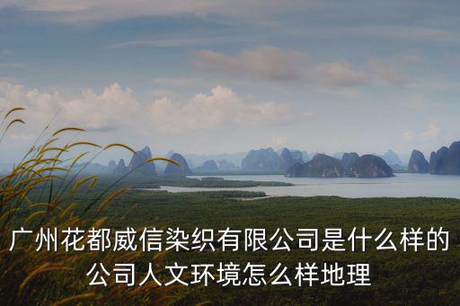 廣州花都威信染織有限公司是什么樣的公司人文環境怎么樣地理