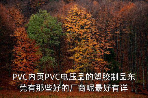 東莞富泰塑膠制品，PVC內(nèi)頁PVC電壓品的塑膠制品東莞有那些好的廠商呢最好有詳