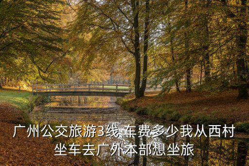 廣州公交旅游3線 車費多少我從西村坐車去廣外本部想坐旅