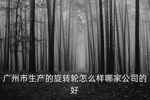 廣州市生產的旋轉輪怎么樣哪家公司的好