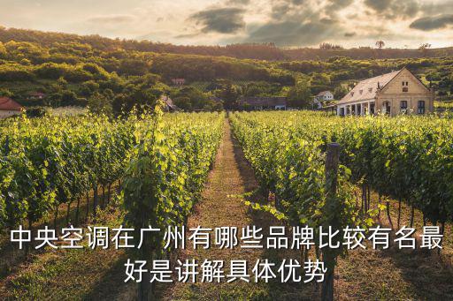 中央空調(diào)在廣州有哪些品牌比較有名最好是講解具體優(yōu)勢(shì)