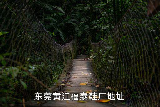 東莞黃江福泰鞋廠地址