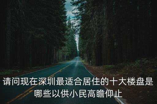 深圳新盤，深圳哪里有新開的樓盤